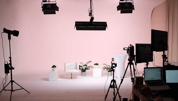 Studio-Setup Social Media Livestream